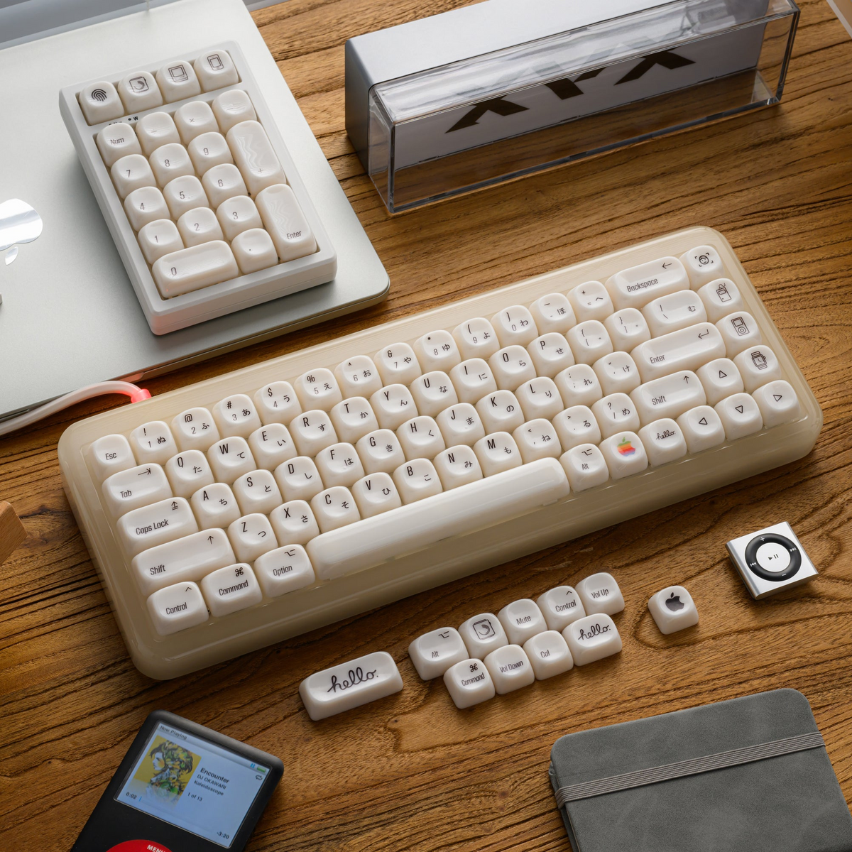 XVX White Chocolate MOA Profile Translucent 139-Key PC Keycap Set