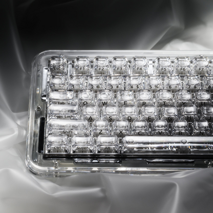 XVX Arctic Transparent SA Profile Double-Shot 128-Key PC Keycap Set