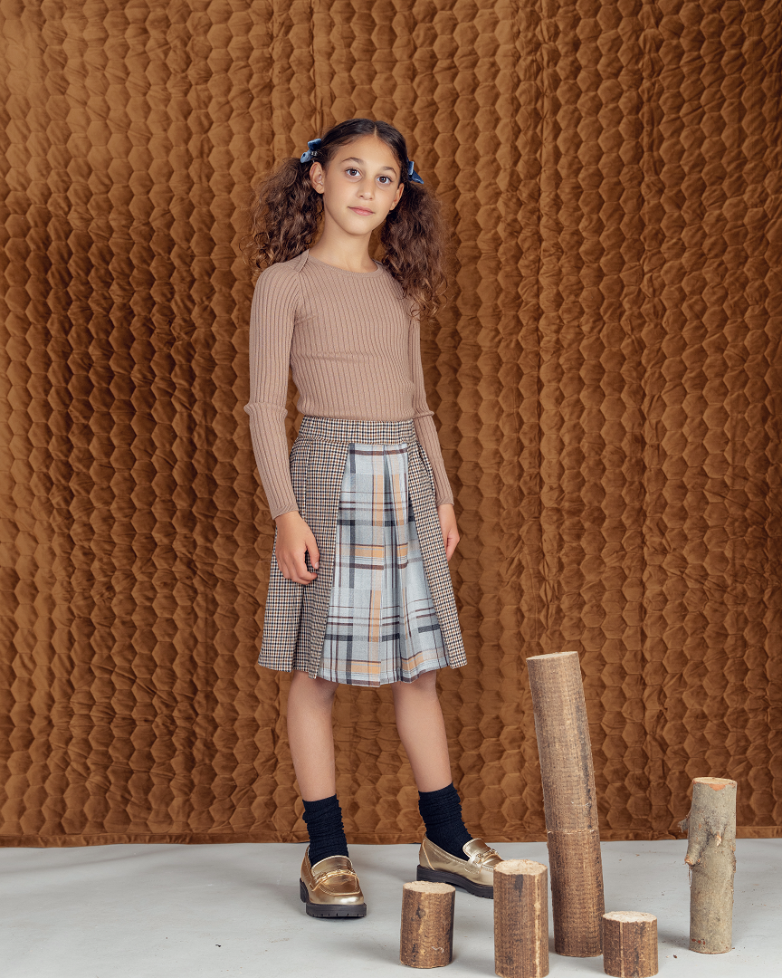 Two-Tone Skirt