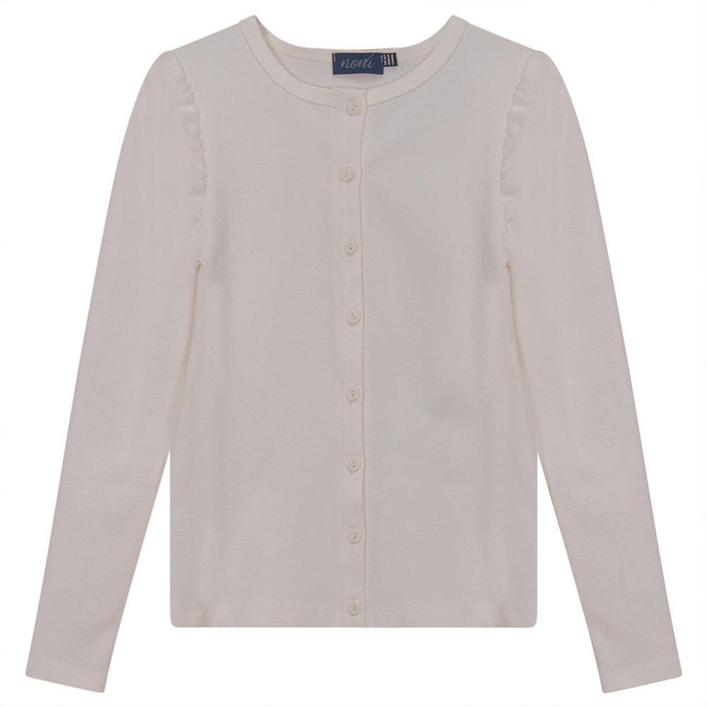 Ponte Top With Puff Shoulders
