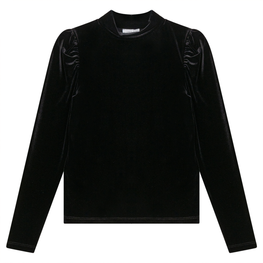 Top with Puffy Shoulders