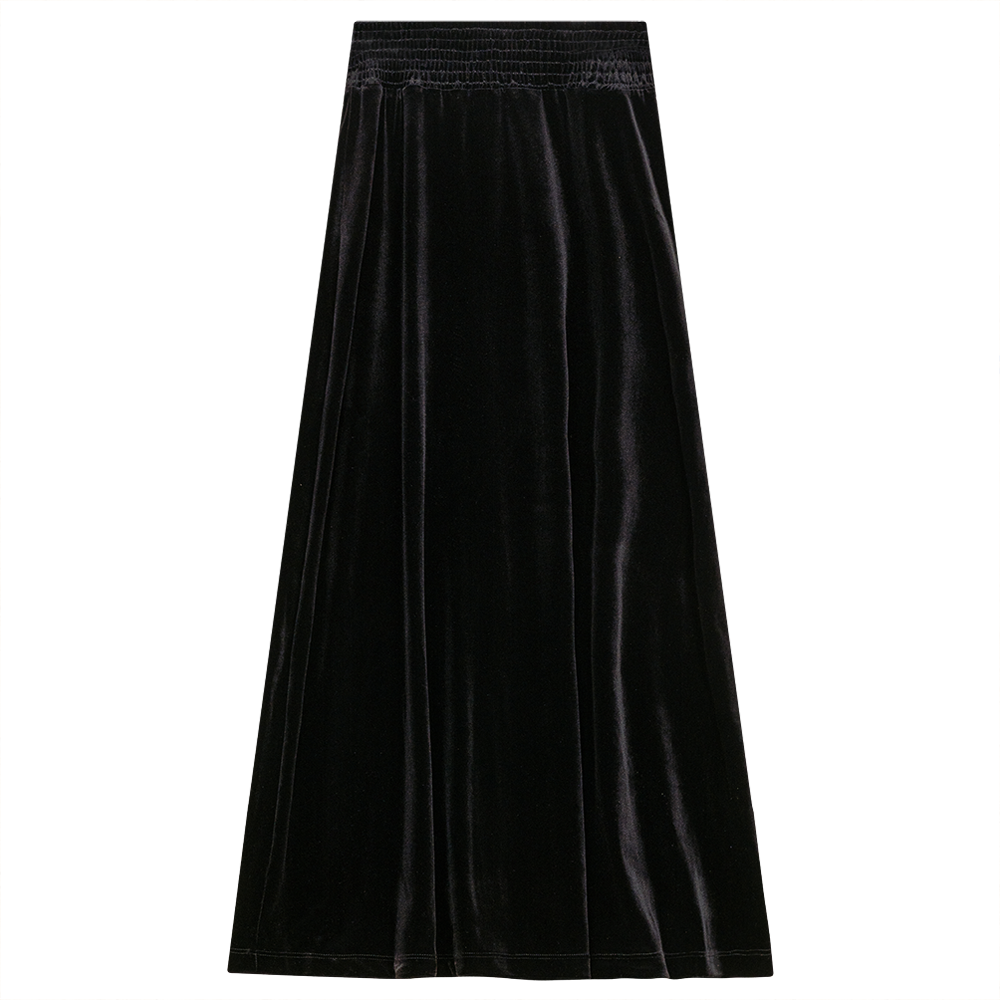 Maxi Skirt with Smocking Waist