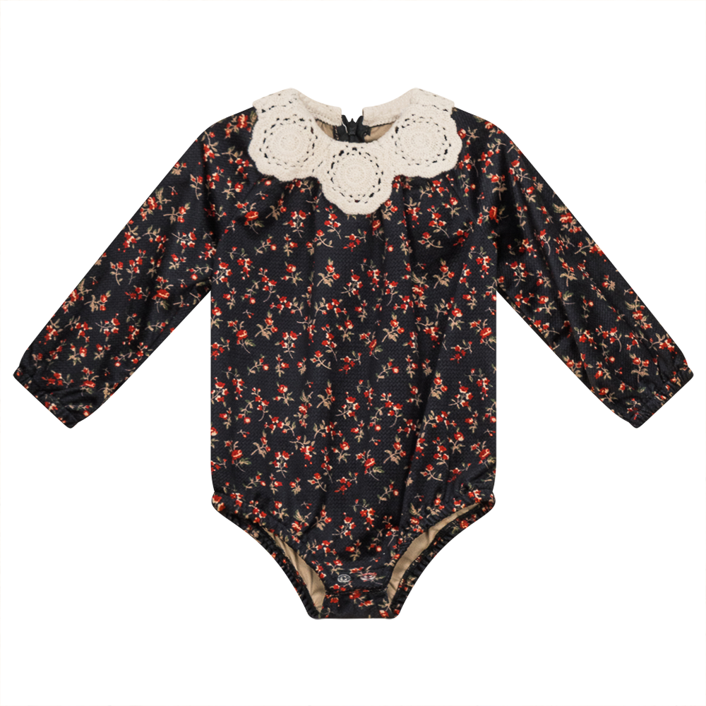 Onesie with Contrast Collar