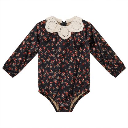 Onesie with Contrast Collar