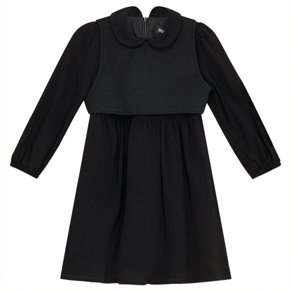 Dress with Knit Vest