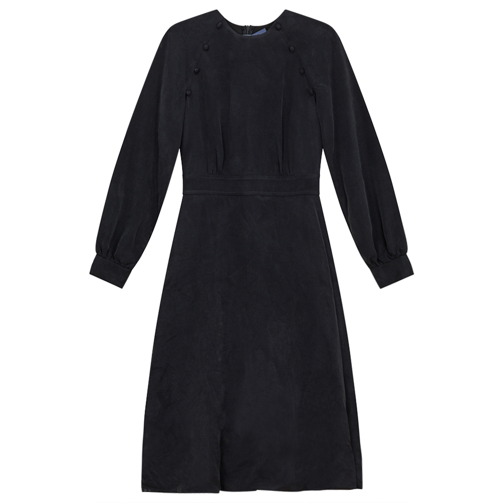 Dress with Buttoned Cuffs