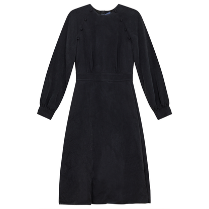 Dress with Buttoned Cuffs