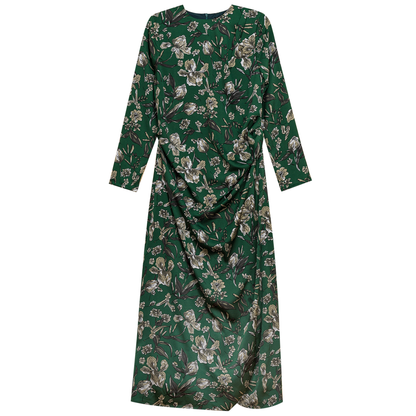 Printed Midi Dress