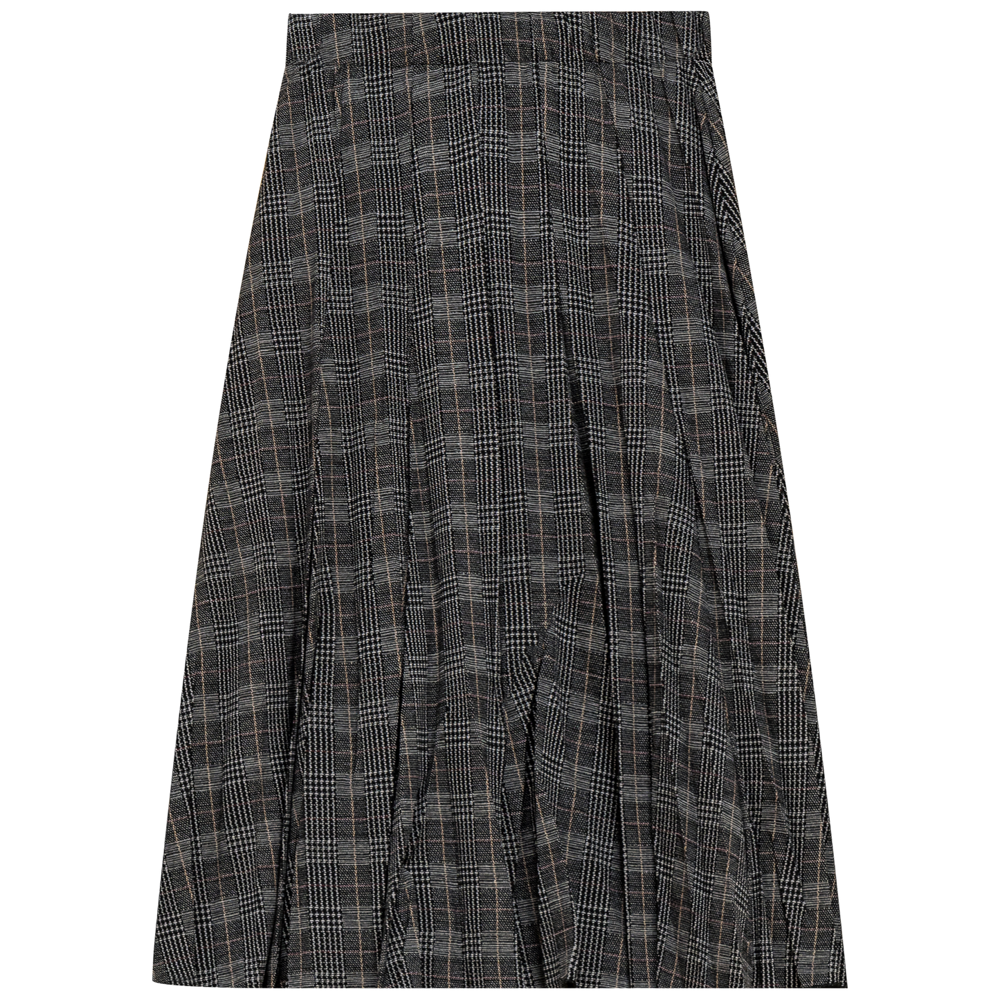 Printed Panelled Skirt