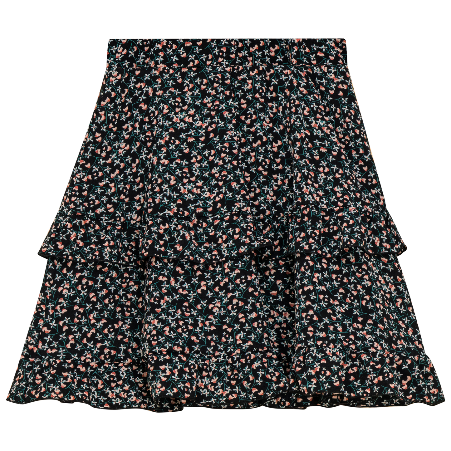 Ruffled Tiered Skirt
