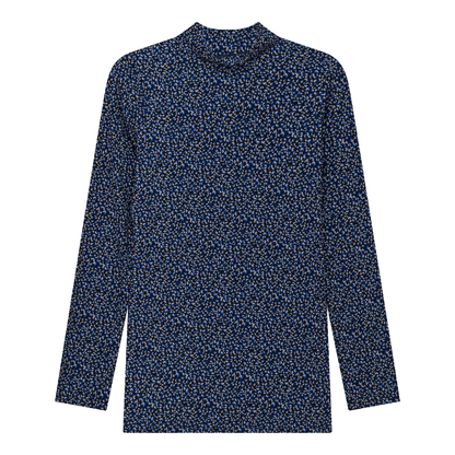 Floral Mock Neck Top