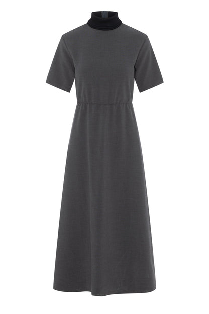 Midi Mock Kneck Dress