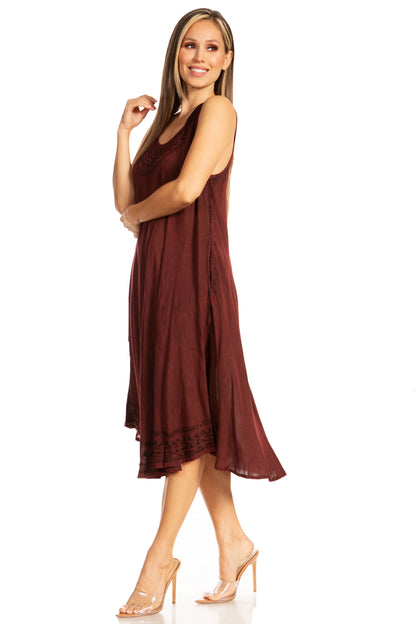 Sakkas Everyday Essentials Caftan Tank Dress / Cover Up