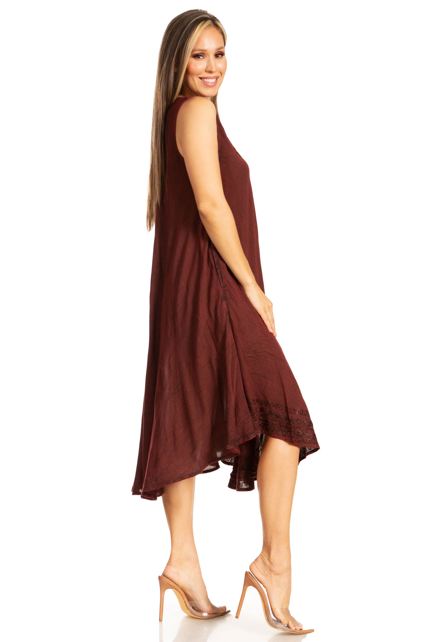 Sakkas Everyday Essentials Caftan Tank Dress / Cover Up