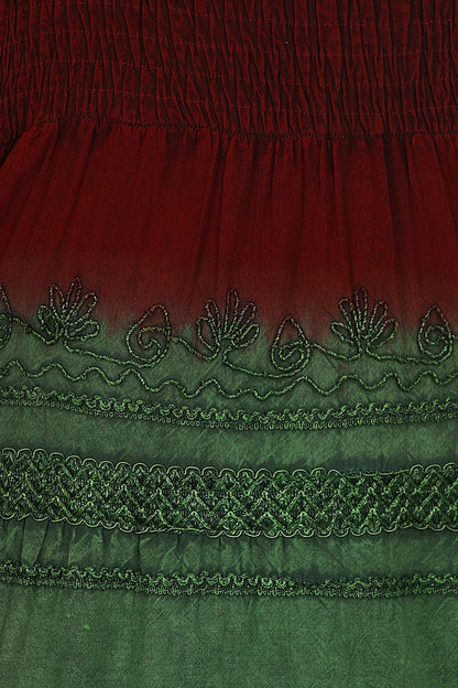 Sakkas Adelina Embroidered Rayon Dress