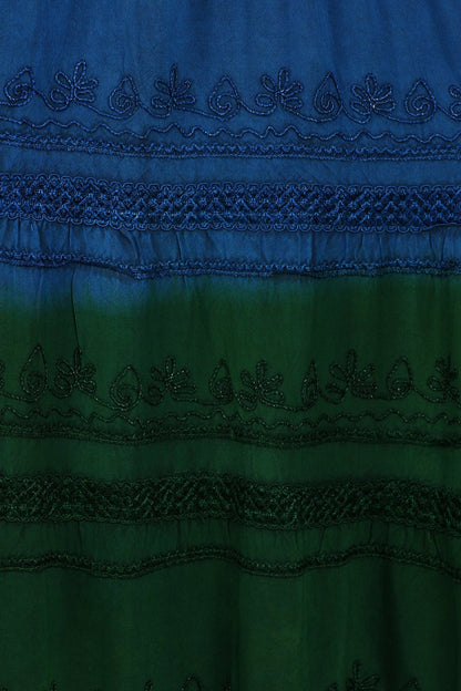 Sakkas Adelina Embroidered Rayon Dress