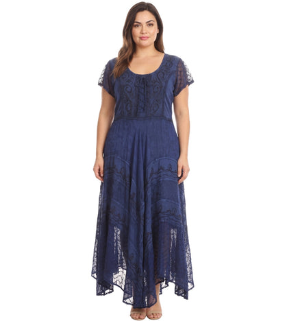 Sakkas Marigold Embroidered Fairy Dress