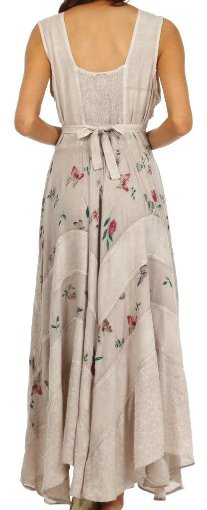 Sakkas Garden Goddess Corset Style Dress