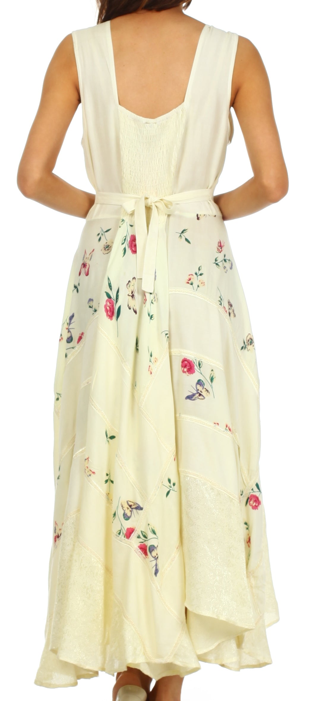 Sakkas Garden Goddess Corset Style Dress