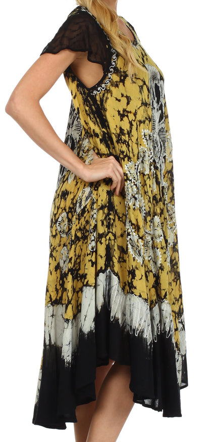 Sakkas Aloha Floral Caftan Dress