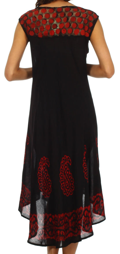 Sakkas Zayna Embroidered Caftan Dress