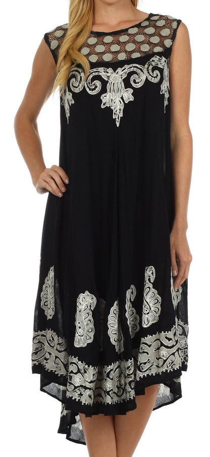 Sakkas Zayna Embroidered Caftan Dress