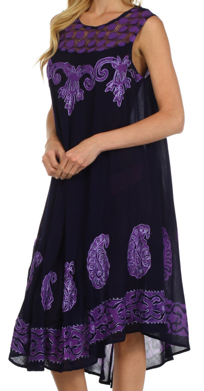 Sakkas Zayna Embroidered Caftan Dress