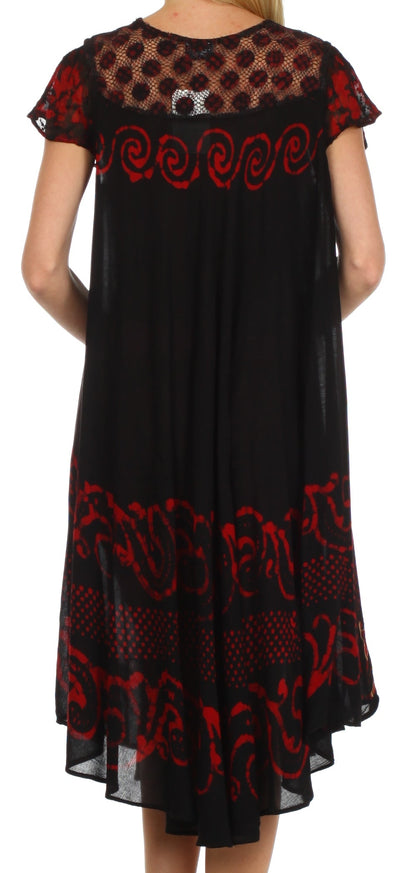 Sakkas Calista Embroidered Caftan Dress