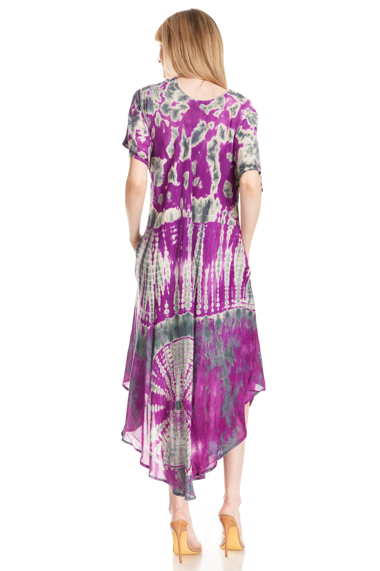 Sakkas Viveka Embroidered Caftan Dress