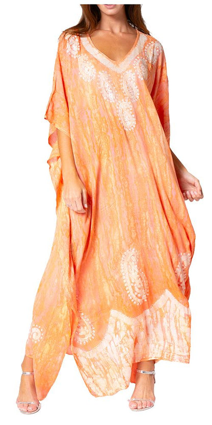 Sakkas Tacy Women's Boho Summer Maxi Dress for Casual or Lounge Wear