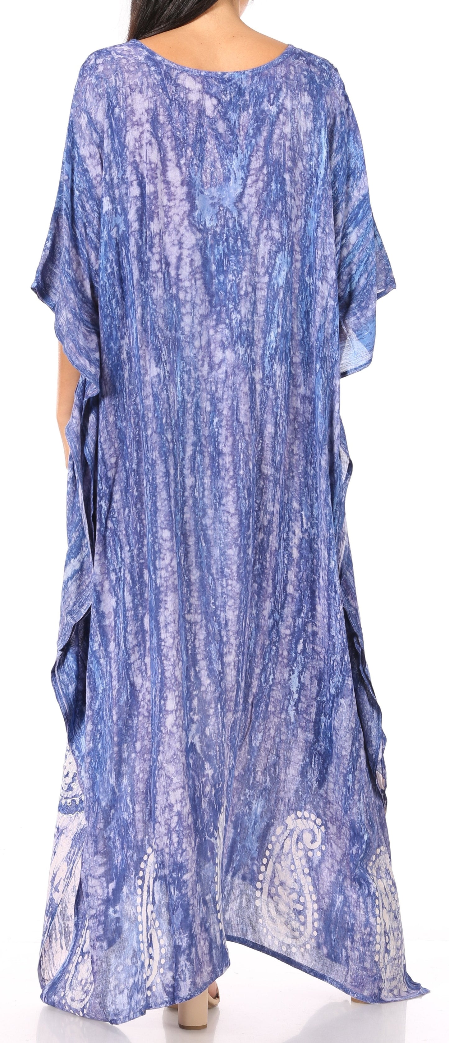Sakkas Tacy Women's Boho Summer Maxi Dress for Casual or Lounge Wear