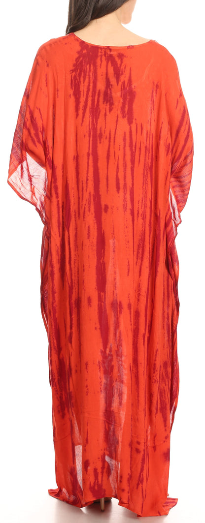 Sakkas Tacy Women's Boho Summer Maxi Dress for Casual or Lounge Wear