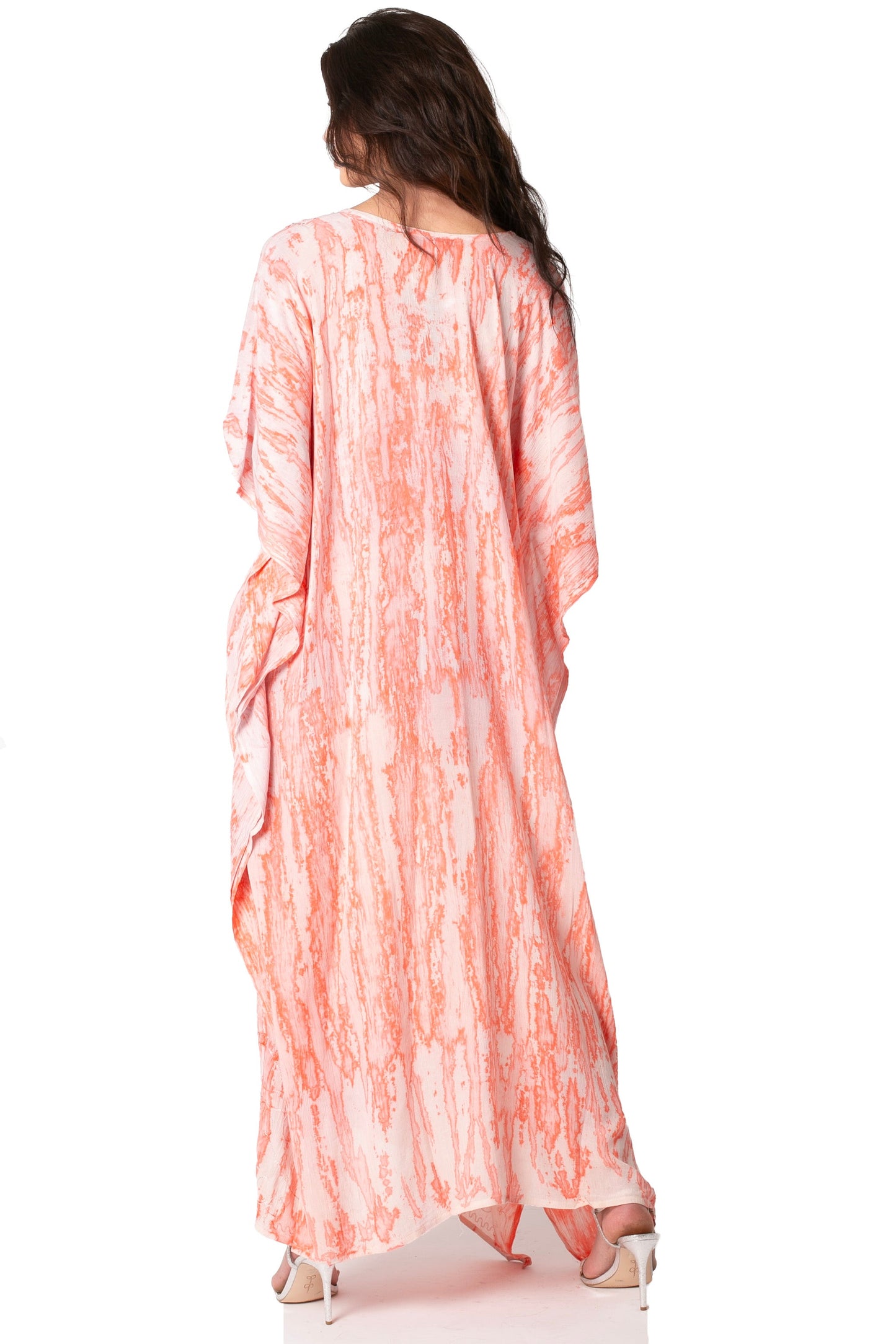 Sakkas Catia Women's Boho-Style Long Maxi Caftan for Lounging and Casual Wear