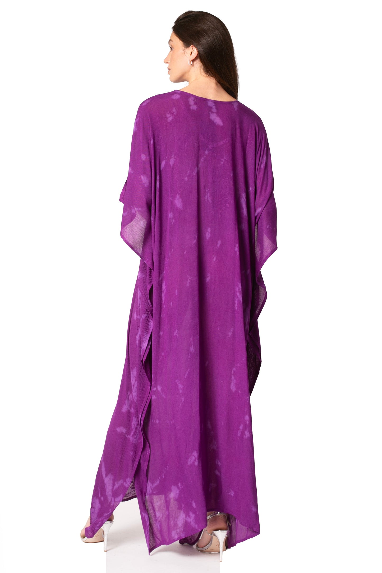 Sakkas Catia Women's Boho-Style Long Maxi Caftan for Lounging and Casual Wear