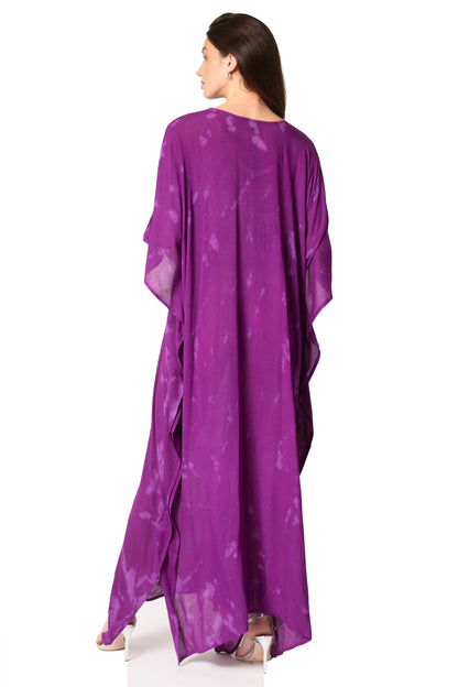 Sakkas Catia Women's Boho-Style Long Maxi Caftan for Lounging and Casual Wear