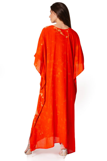 Sakkas Catia Women's Boho-Style Long Maxi Caftan for Lounging and Casual Wear