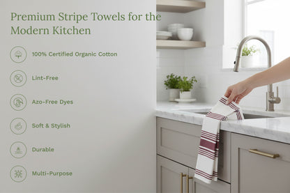 Striped Kitchen Towels