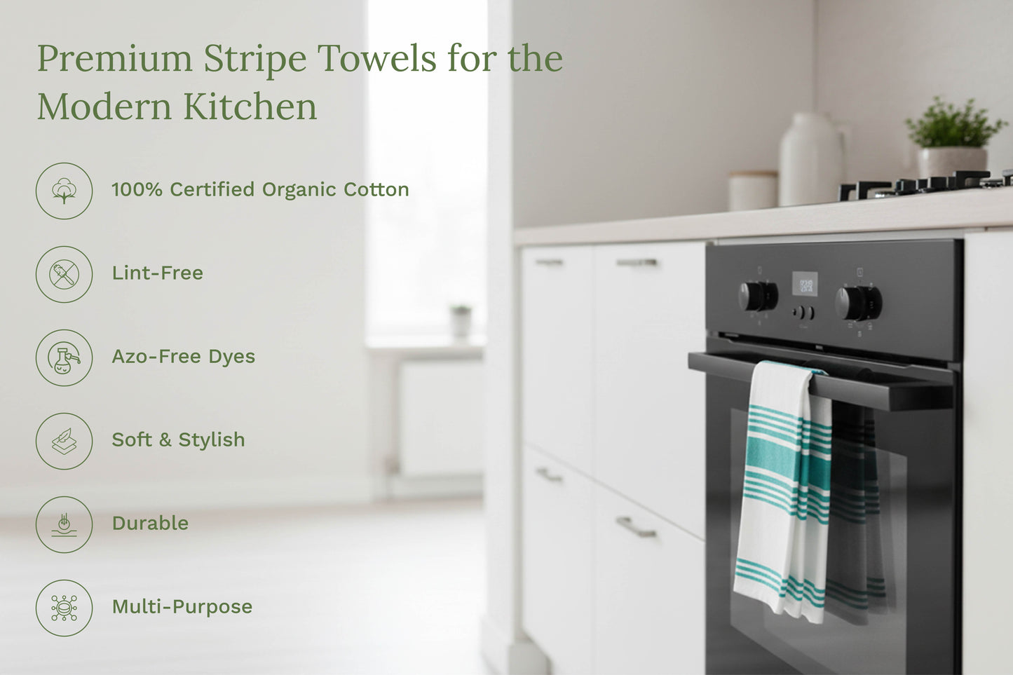 Striped Kitchen Towels
