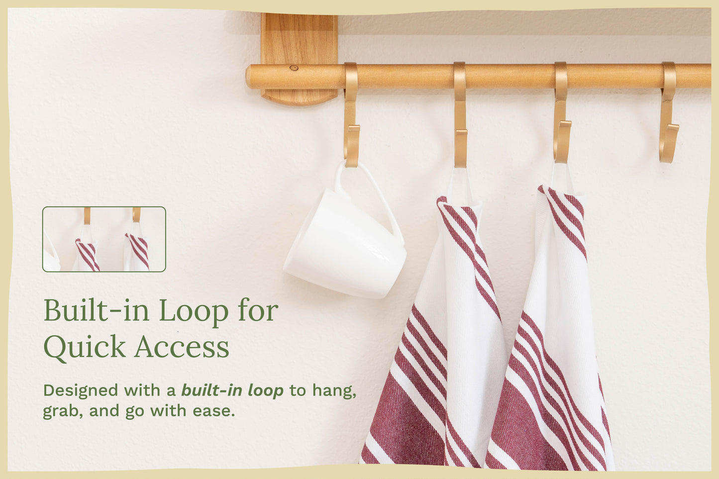 Striped Kitchen Towels