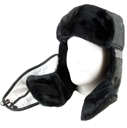 Sakkas Dab Unisex Faux Fur Ushanka Trapper Hat Chin Strap Removable Mask Russian Aviator Trooper Winter Hat for Men & Women