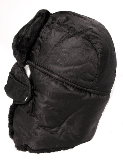 Sakkas Alex Ushanka Trapper Hat Removable Mask Faux Fur Winter Aviator Russian Hat, Windproof Cold Weather for Men & Women
