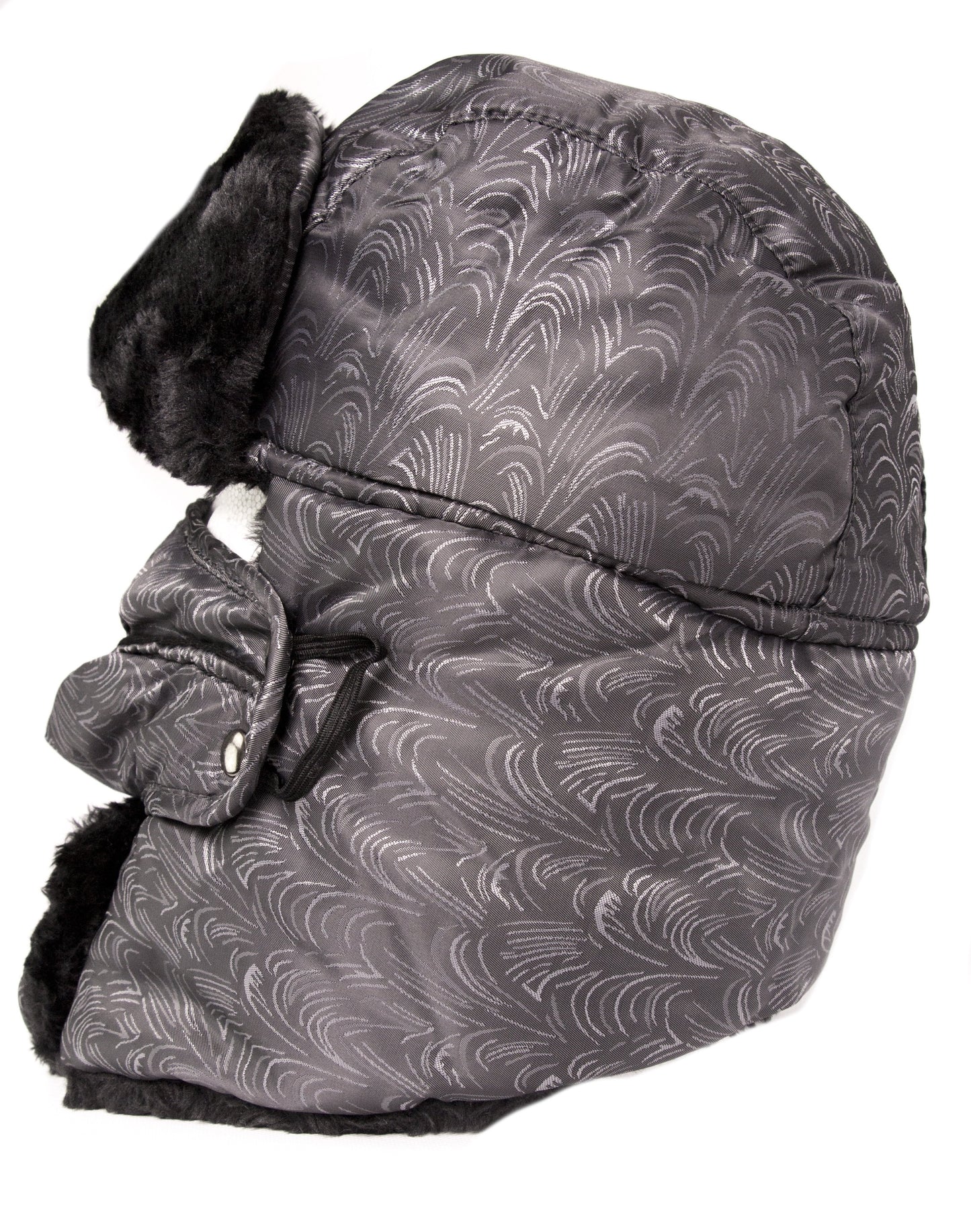 Sakkas Alex Ushanka Trapper Hat Removable Mask Faux Fur Winter Aviator Russian Hat, Windproof Cold Weather for Men & Women