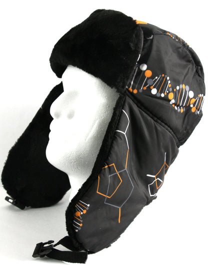 Sakkas Alex Ushanka Trapper Hat Removable Mask Faux Fur Winter Aviator Russian Hat, Windproof Cold Weather for Men & Women
