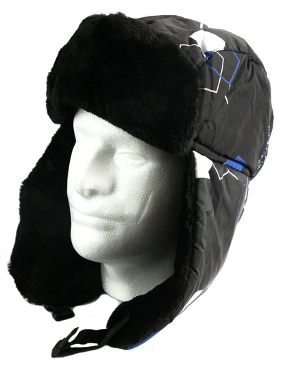 Sakkas Alex Ushanka Trapper Hat Removable Mask Faux Fur Winter Aviator Russian Hat, Windproof Cold Weather for Men & Women
