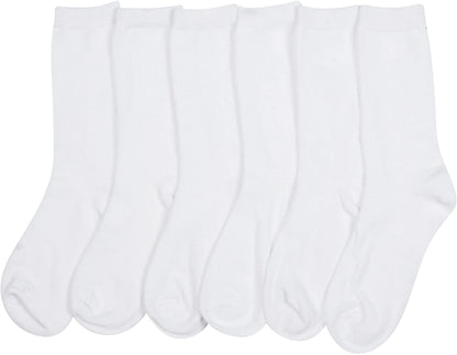 Sakkas Women's Poly Blend Soft and Stretchy Crew Pattern Socks Assorted 6-pack