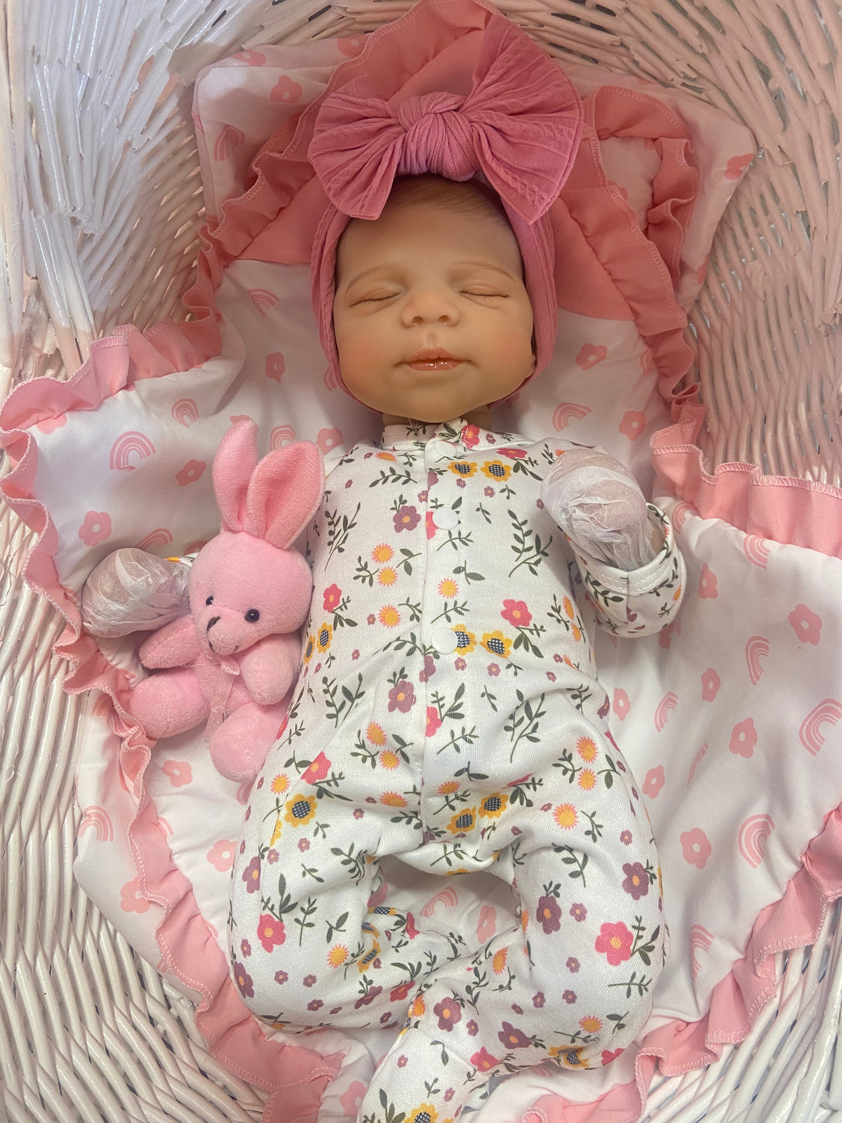 Brooklynn. 17” Vinyl Reborn with a soft cloth body. Takes magnetic pacifier