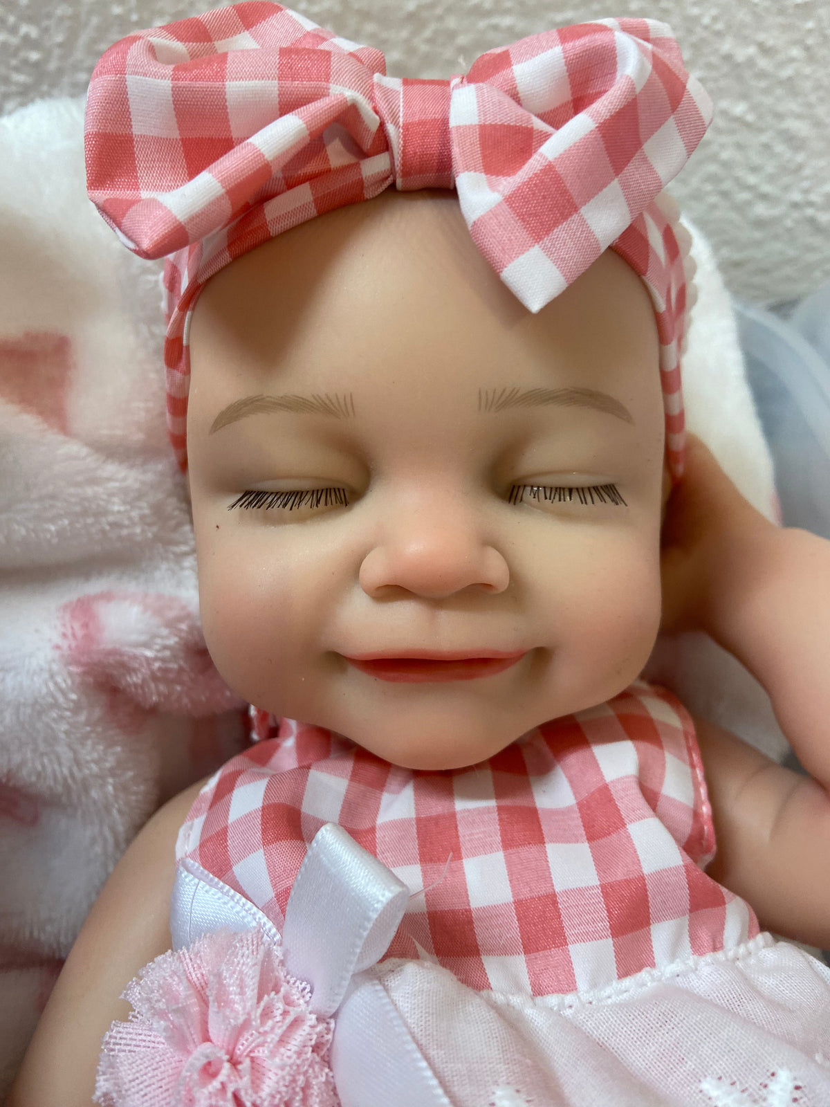 Cassie 16” Preemie reborn baby Full Body Silicone Doll Open mouth approx 4lbs