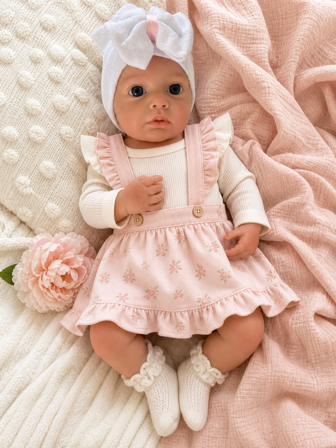 Faith 18in reborn baby Full Silicone Baby girl approx 5.6lbs open mouth TAT 15 days