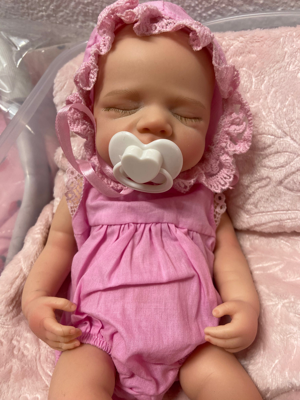 Faith 13” Micro Preemie approx 2.5lbs. Full Body Silicone w/Open mouth