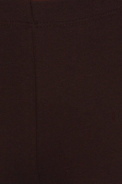 Sakkas Cotton Blend Solid Color Footless Stretch Leggings - Made in USA
